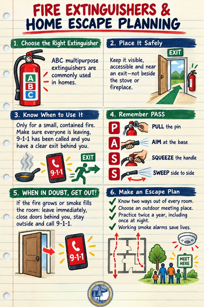 NLTFPD Fire Extinguisher Home Escape Planning